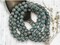 *25* 6mm Bronze Washed Gold Lustered Opaque Teal Turquoise Round Melon Beads